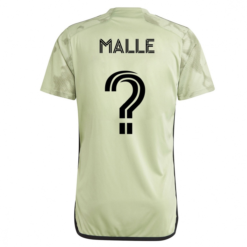 Niño Fútbol Camiseta Ladji Mallé #0 Verde 2ª Equipación 2023/24