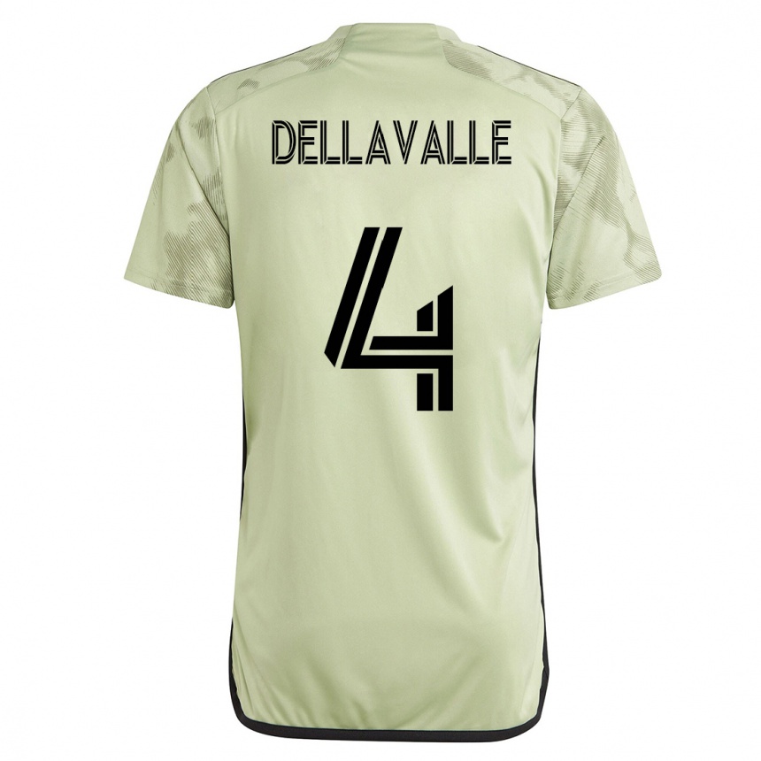 Niño Fútbol Camiseta Lorenzo Dellavalle #4 Verde 2ª Equipación 2023/24