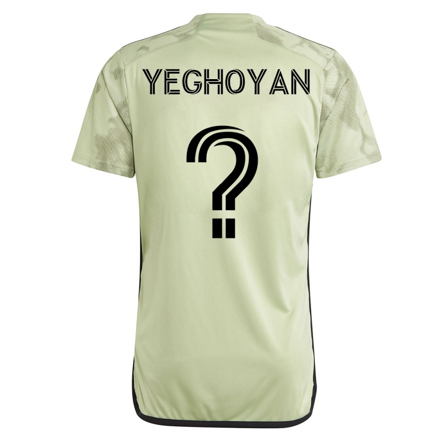 Niño Fútbol Camiseta David Yeghoyan #0 Verde 2ª Equipación 2023/24