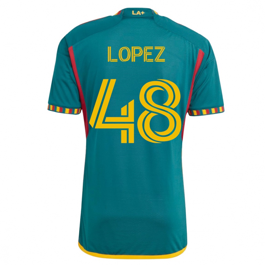 Niño Fútbol Camiseta Diego López #48 Verde 2ª Equipación 2023/24