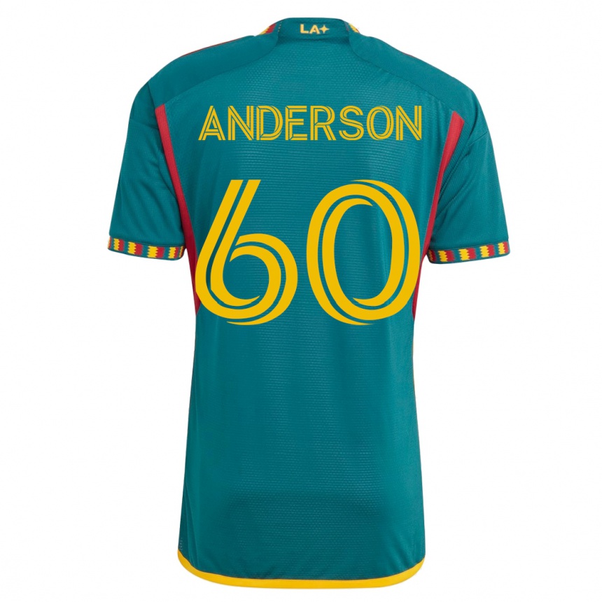 Niño Fútbol Camiseta Nolan Anderson #60 Verde 2ª Equipación 2023/24