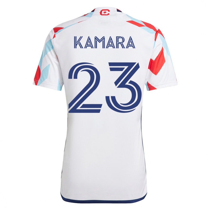 Niño Fútbol Camiseta Kei Kamara #23 Blanco Azul 2ª Equipación 2023/24