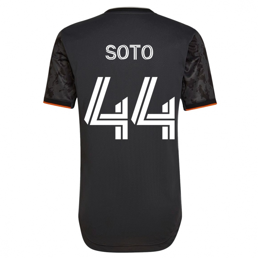 Niño Fútbol Camiseta Ezekiel Soto #44 Negro 2ª Equipación 2023/24