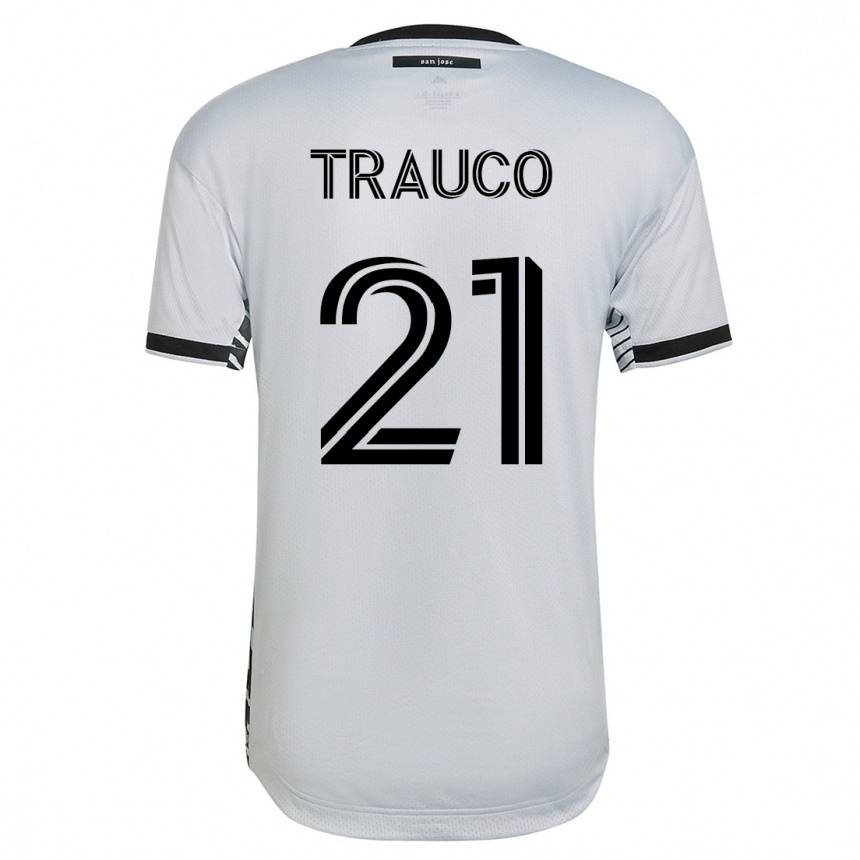 Niño Fútbol Camiseta Miguel Trauco #21 Blanco 2ª Equipación 2023/24