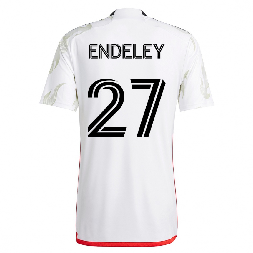 Niño Fútbol Camiseta Herbert Endeley #27 Blanco 2ª Equipación 2023/24