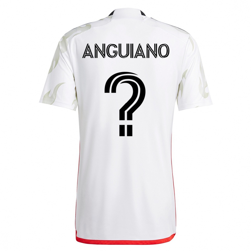 Niño Fútbol Camiseta Adrian Anguiano #0 Blanco 2ª Equipación 2023/24