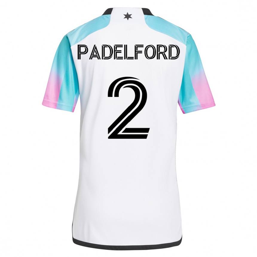 Niño Fútbol Camiseta Devin Padelford #2 Blanco 2ª Equipación 2023/24