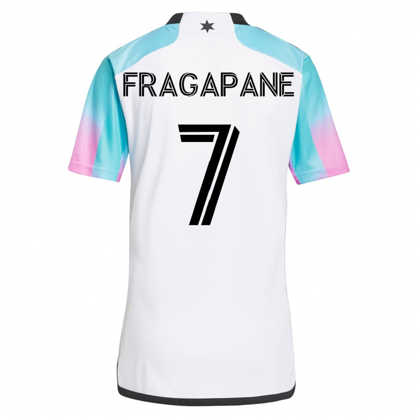 Niño Fútbol Camiseta Franco Fragapane #7 Blanco 2ª Equipación 2023/24