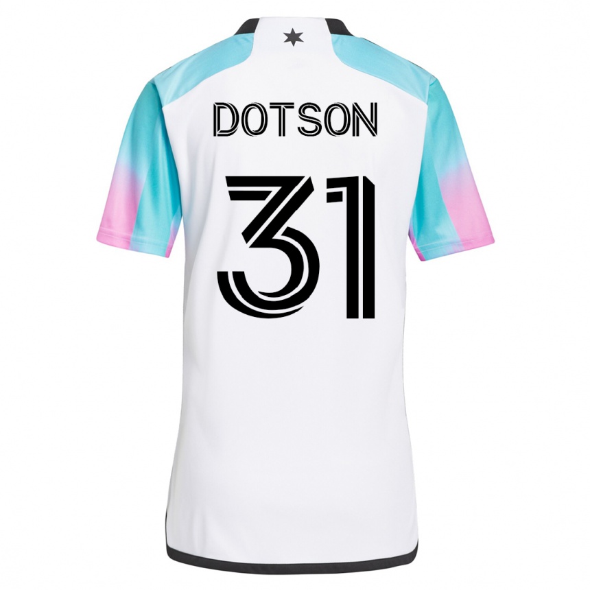 Niño Fútbol Camiseta Hassani Dotson #31 Blanco 2ª Equipación 2023/24