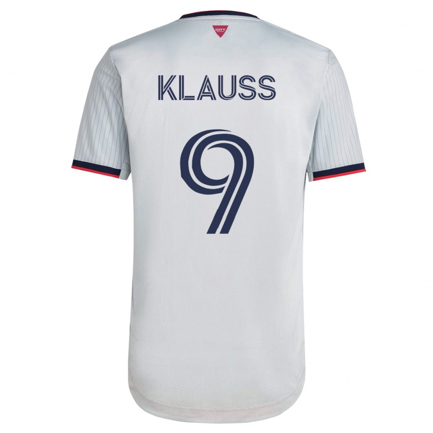 Niño Fútbol Camiseta João Klauss #9 Blanco 2ª Equipación 2023/24