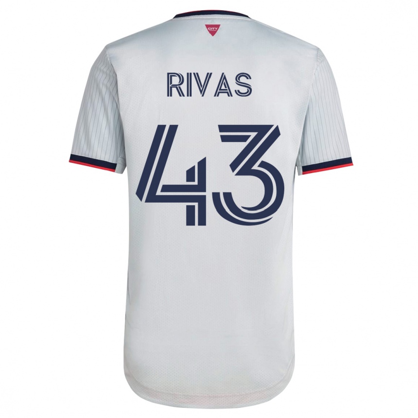Niño Fútbol Camiseta Sergio Rivas #43 Blanco 2ª Equipación 2023/24