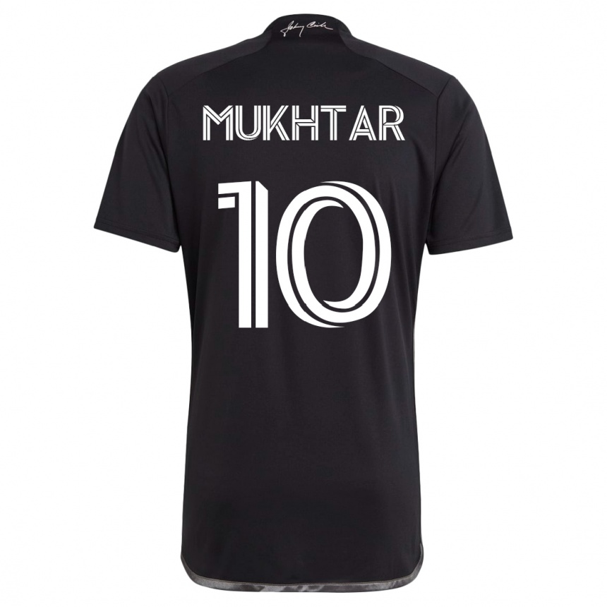 Niño Fútbol Camiseta Hany Mukhtar #10 Negro 2ª Equipación 2023/24