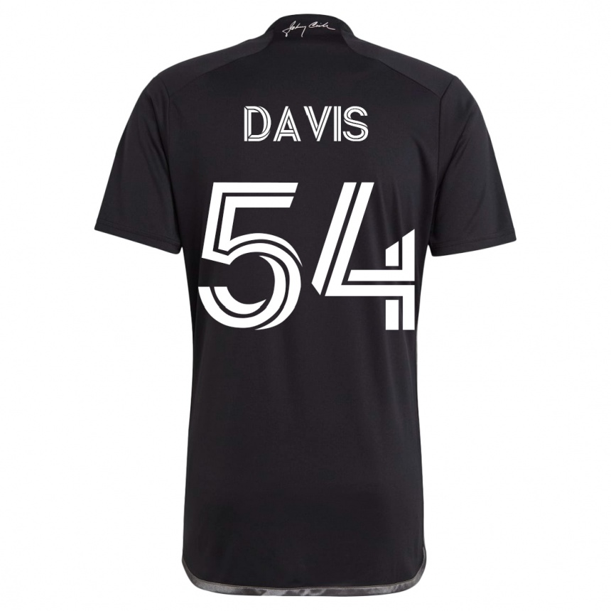 Niño Fútbol Camiseta Sean Davis #54 Negro 2ª Equipación 2023/24