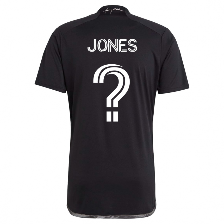 Niño Fútbol Camiseta Isaiah Jones #0 Negro 2ª Equipación 2023/24