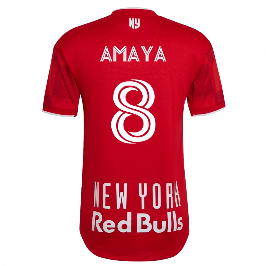 Niño Fútbol Camiseta Frankie Amaya #8 Beige-Dorado 2ª Equipación 2023/24