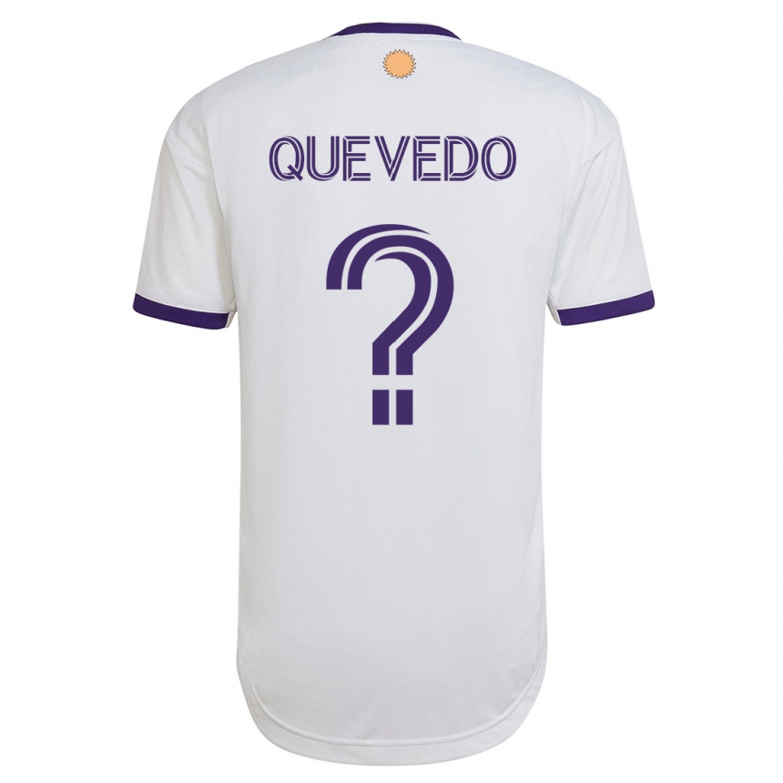 Niño Fútbol Camiseta Juan Quevedo #0 Blanco 2ª Equipación 2023/24