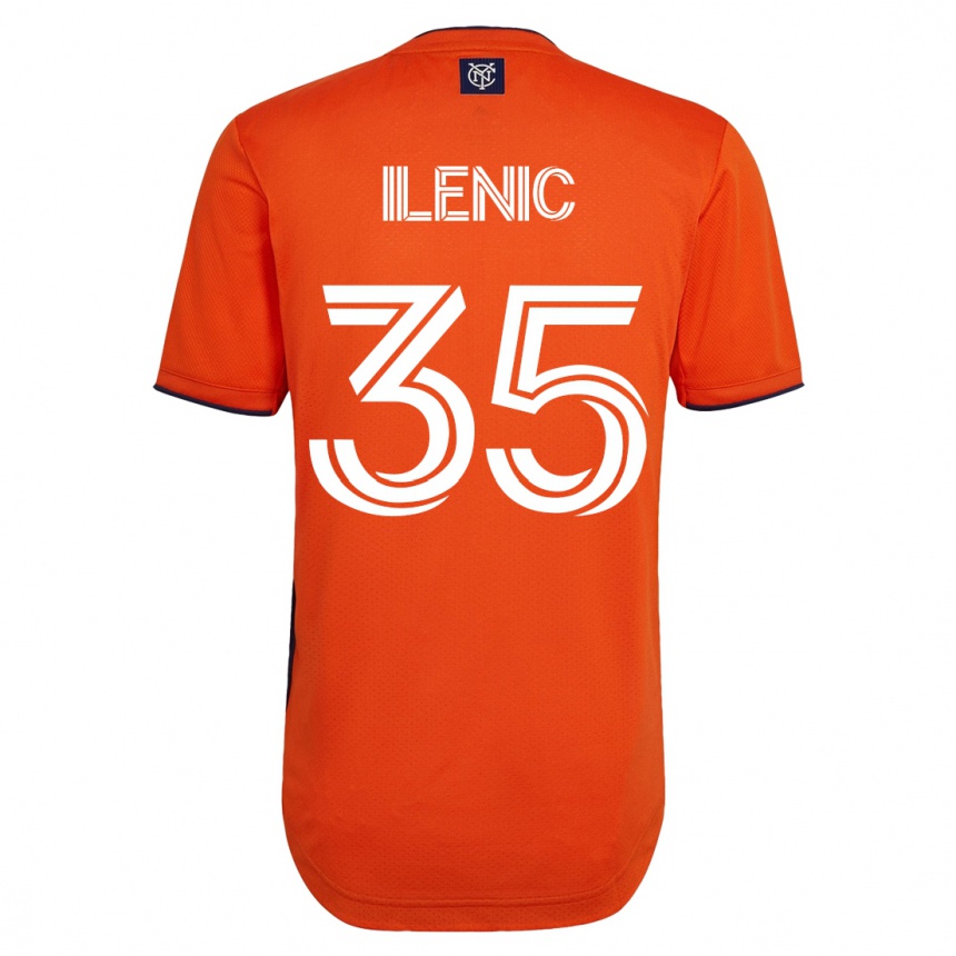Niño Fútbol Camiseta Mitja Ilenic #35 Negro 2ª Equipación 2023/24