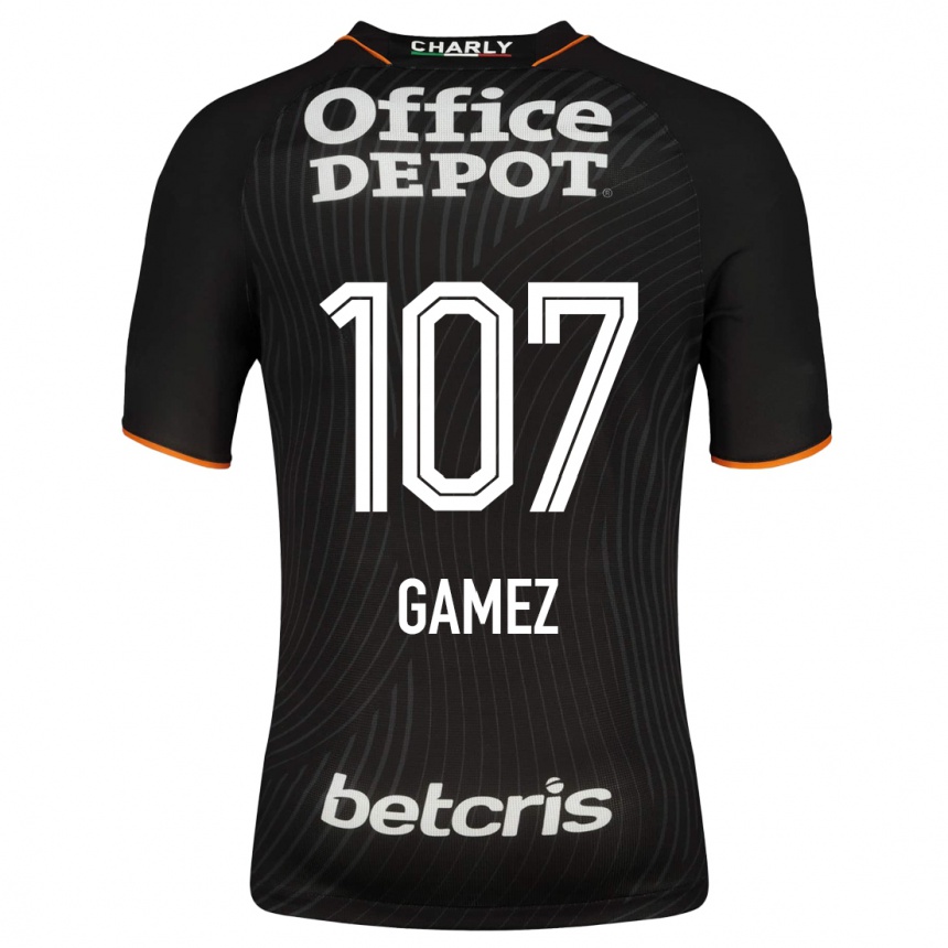 Niño Fútbol Camiseta Sergio Gámez #107 Negro 2ª Equipación 2023/24
