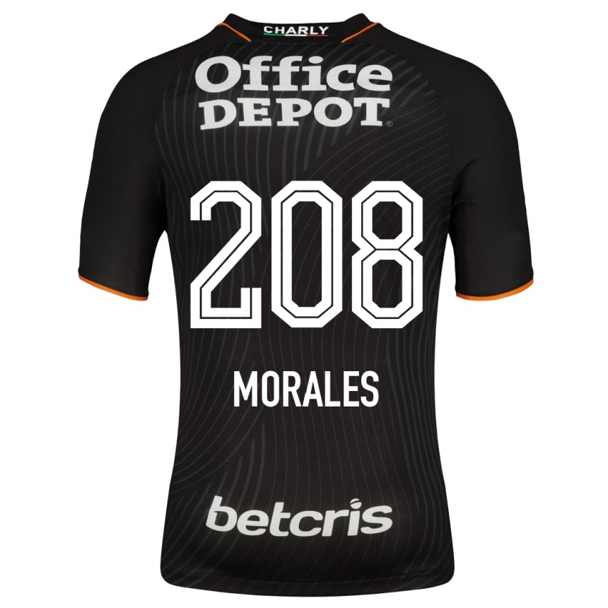 Niño Fútbol Camiseta Erik Morales #208 Negro 2ª Equipación 2023/24