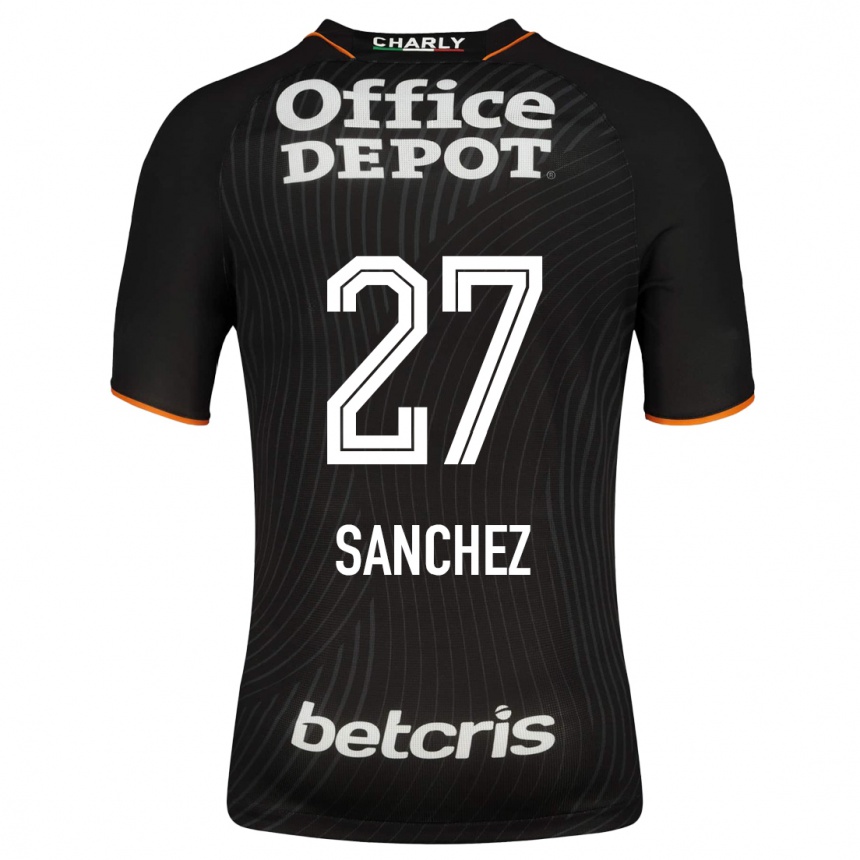 Niño Fútbol Camiseta Ella Sanchez #27 Negro 2ª Equipación 2023/24
