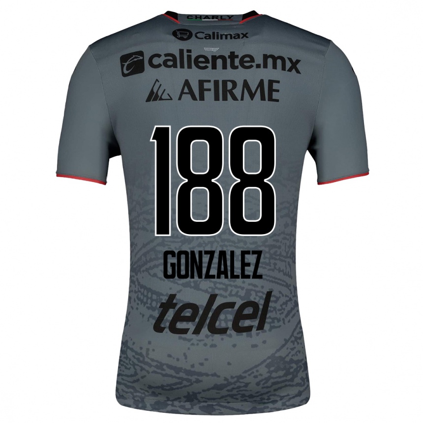 Niño Fútbol Camiseta Jorge González #188 Gris 2ª Equipación 2023/24