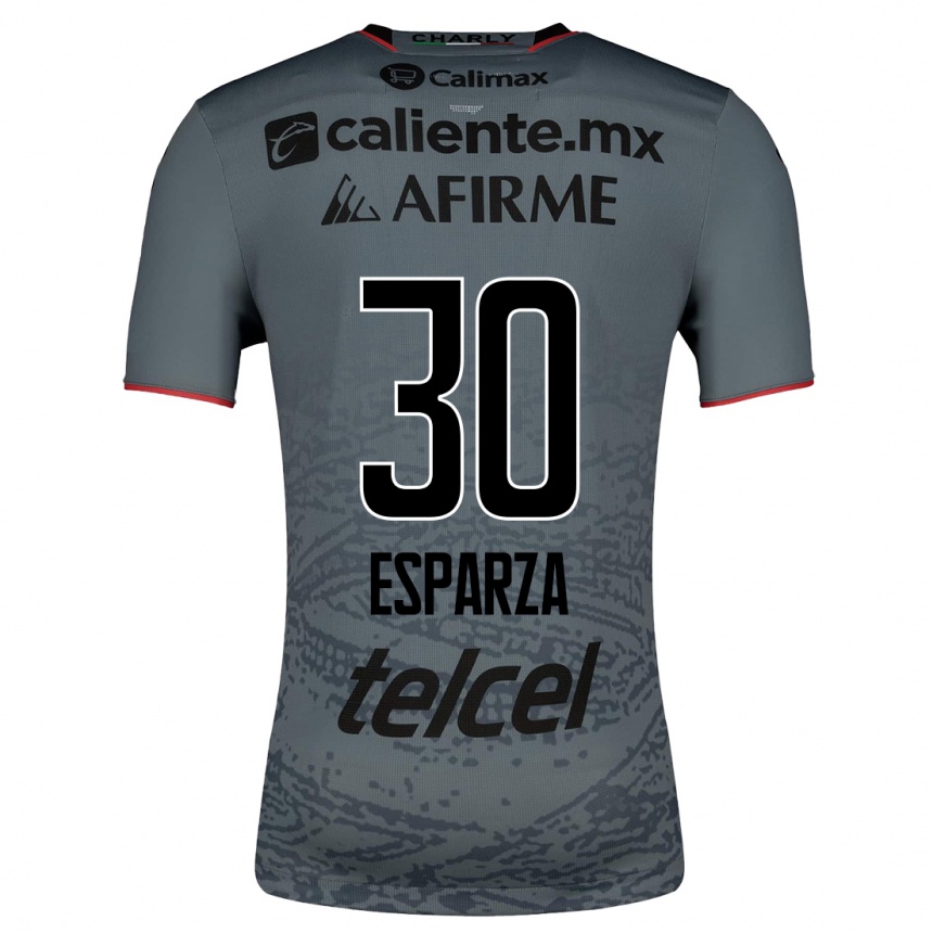 Niño Fútbol Camiseta Litzy Esparza #30 Gris 2ª Equipación 2023/24