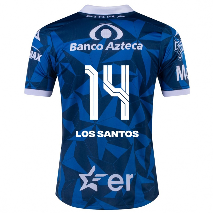 Niño Fútbol Camiseta Lucas De Los Santos #14 Azul 2ª Equipación 2023/24
