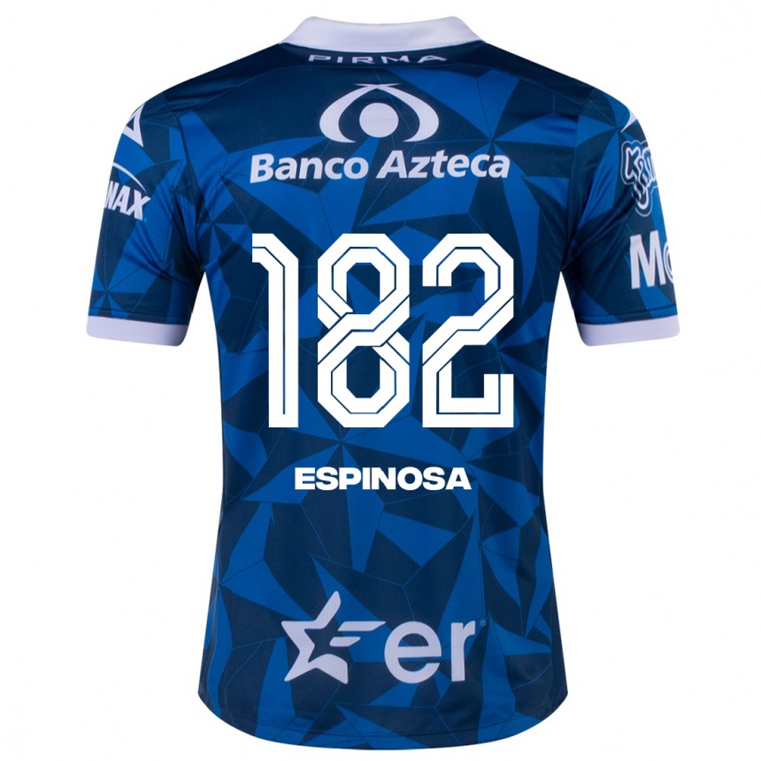 Niño Fútbol Camiseta Daniel Espinosa #182 Azul 2ª Equipación 2023/24
