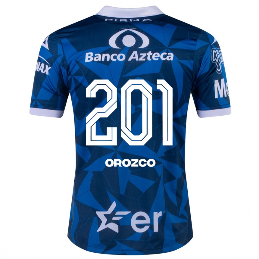 Niño Fútbol Camiseta Fabrizzio Orozco #201 Azul 2ª Equipación 2023/24