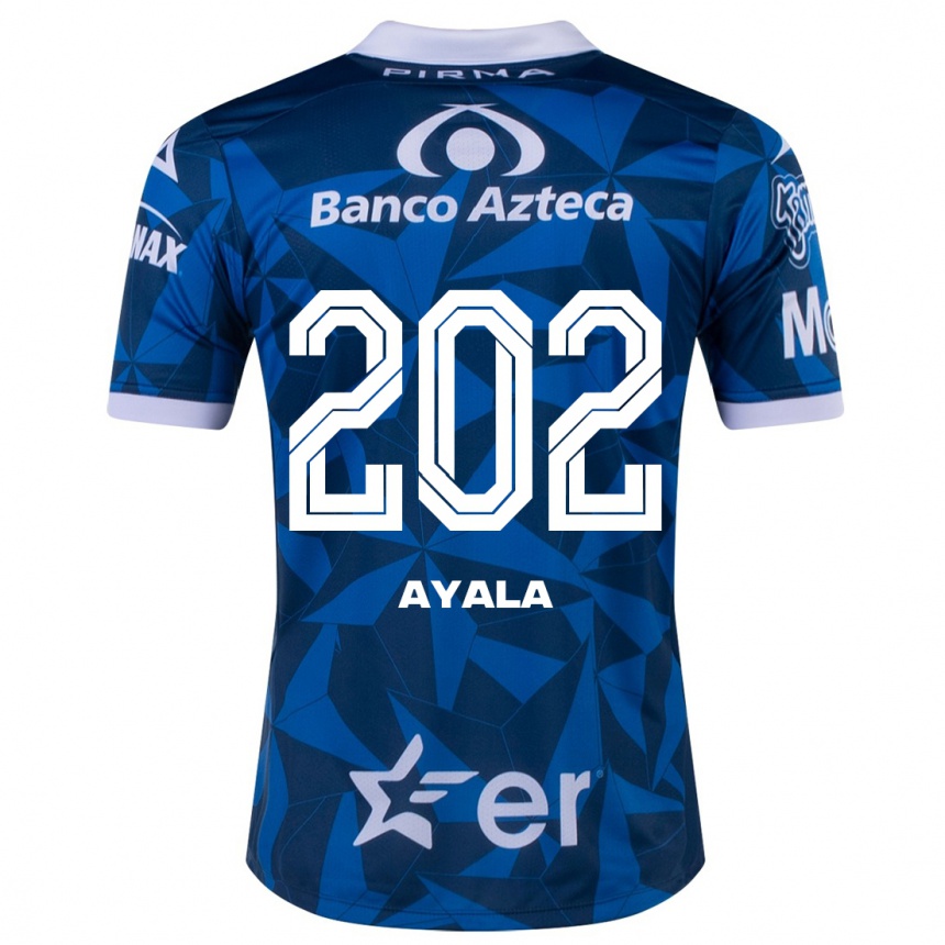 Niño Fútbol Camiseta Diego Ayala #202 Azul 2ª Equipación 2023/24