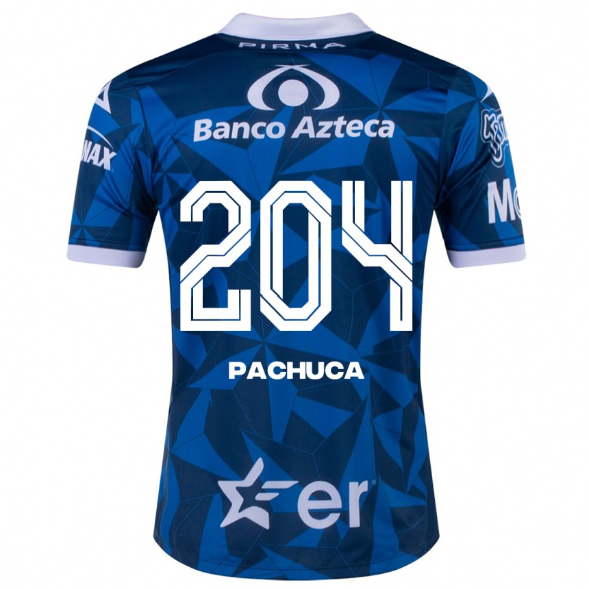 Niño Fútbol Camiseta José Pachuca #204 Azul 2ª Equipación 2023/24
