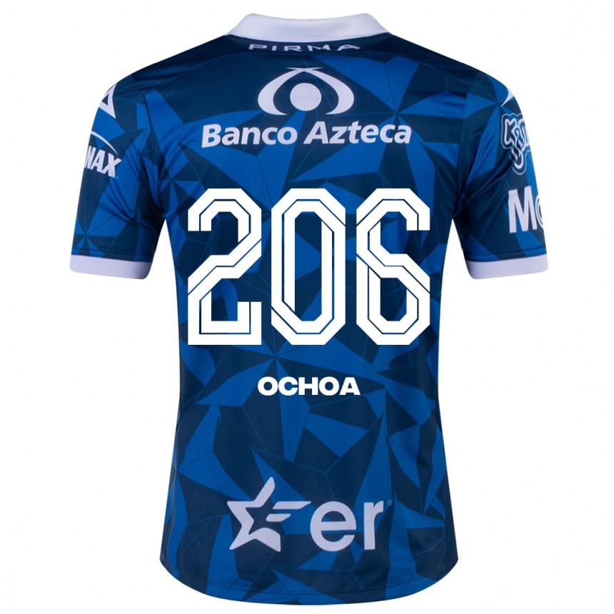 Niño Fútbol Camiseta Barúc Ochoa #206 Azul 2ª Equipación 2023/24