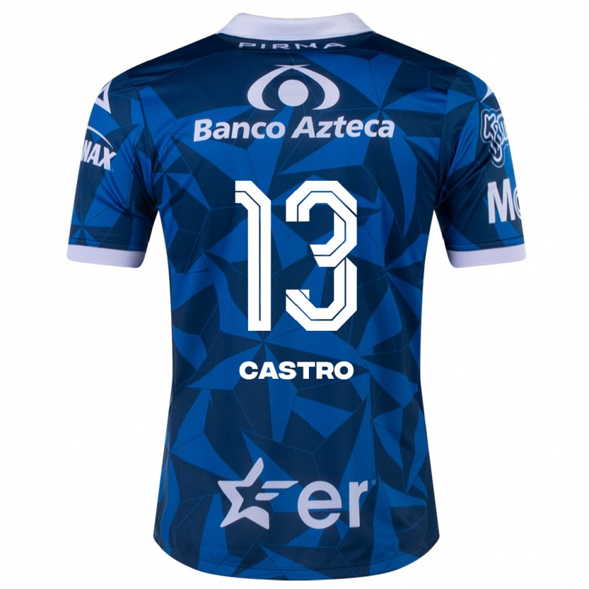 Niño Fútbol Camiseta Mariam Castro #13 Azul 2ª Equipación 2023/24