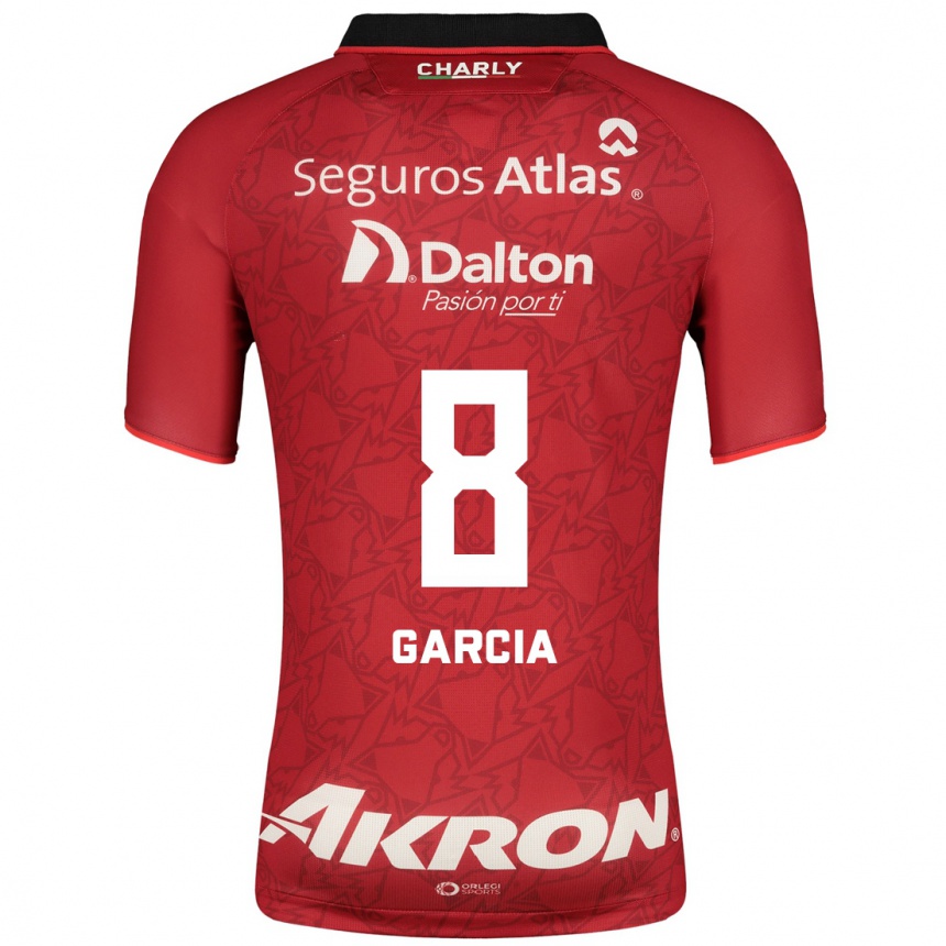 Niño Fútbol Camiseta Mateo García #8 Rojo 2ª Equipación 2023/24