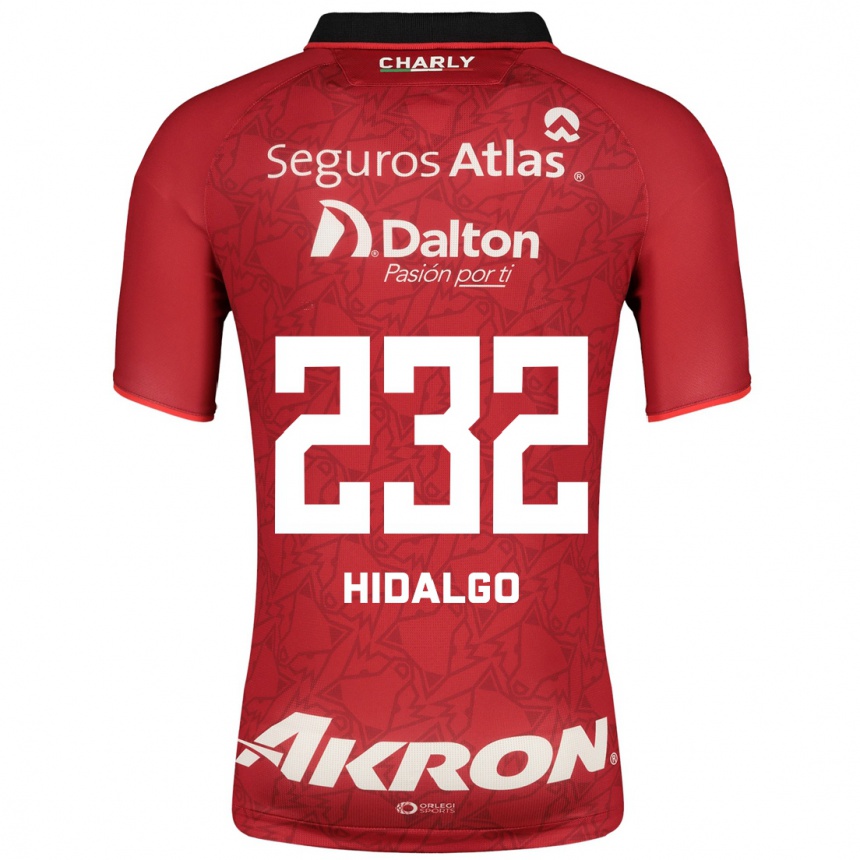 Niño Fútbol Camiseta Óscar Hidalgo #232 Rojo 2ª Equipación 2023/24