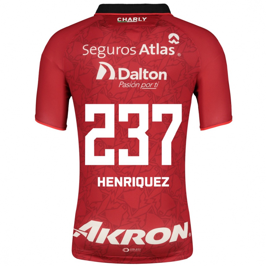 Niño Fútbol Camiseta Carlos Henríquez #237 Rojo 2ª Equipación 2023/24