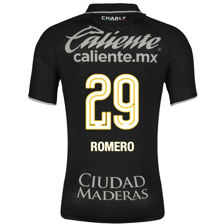 Niño Fútbol Camiseta Lucas Romero #29 Negro 2ª Equipación 2023/24