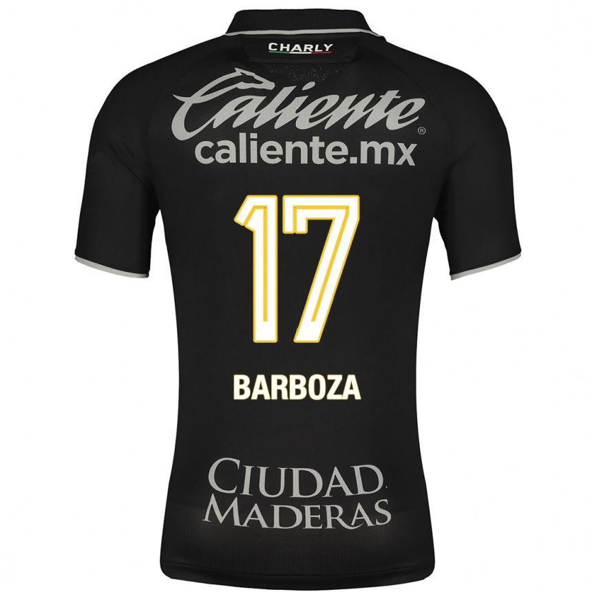 Niño Fútbol Camiseta Marypaz Barboza #17 Negro 2ª Equipación 2023/24