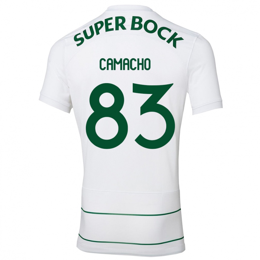 Niño Fútbol Camiseta Rafael Camacho #83 Blanco 2ª Equipación 2023/24