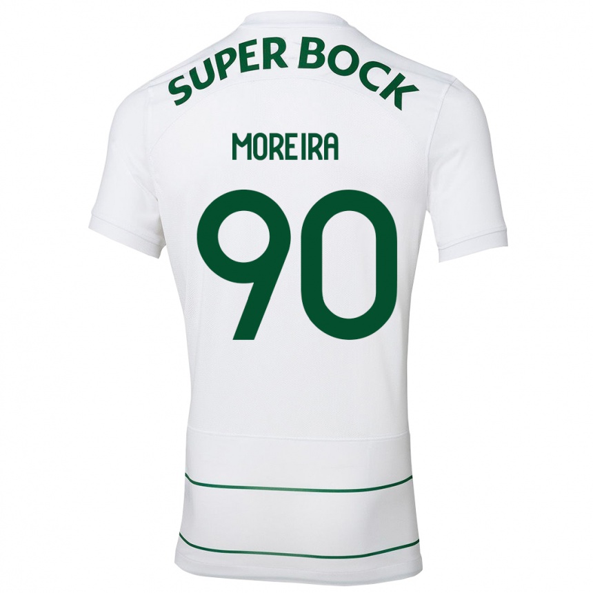 Niño Fútbol Camiseta Afonso Moreira #90 Blanco 2ª Equipación 2023/24