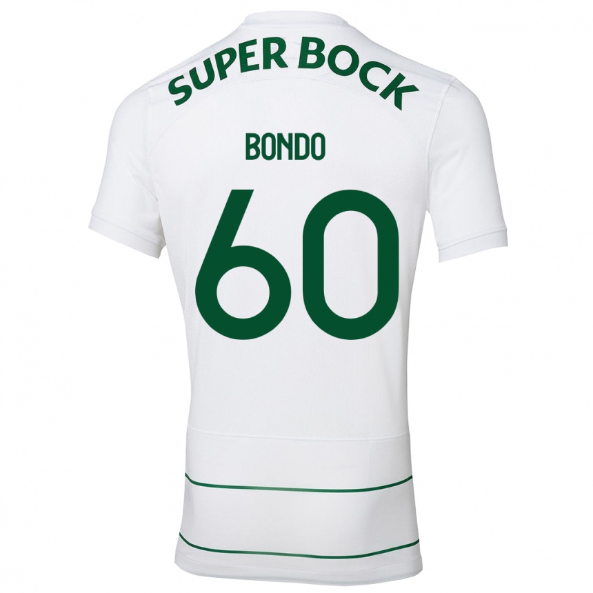 Niño Fútbol Camiseta Pedro Bondo #60 Blanco 2ª Equipación 2023/24