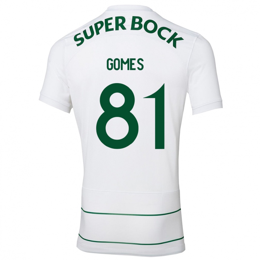 Niño Fútbol Camiseta Salvador Gomes #81 Blanco 2ª Equipación 2023/24