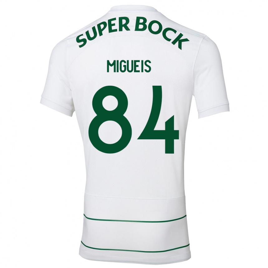 Niño Fútbol Camiseta Pedro Miguéis #84 Blanco 2ª Equipación 2023/24
