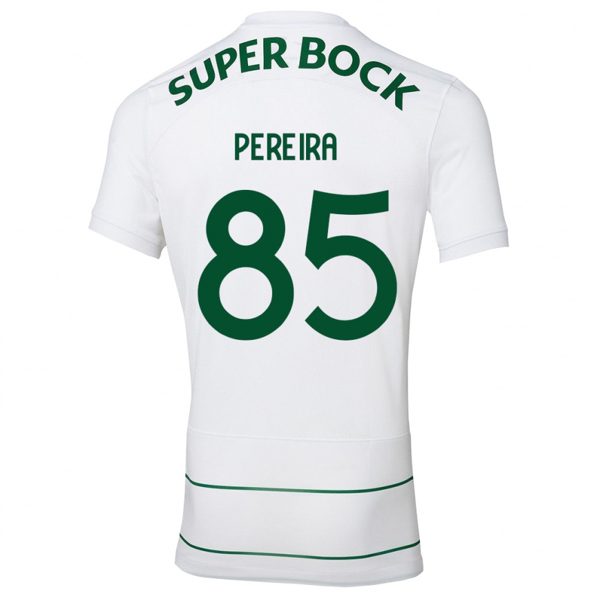 Niño Fútbol Camiseta João Pereira #85 Blanco 2ª Equipación 2023/24