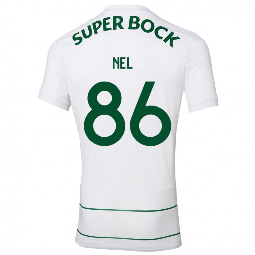 Niño Fútbol Camiseta Rafael Nel #86 Blanco 2ª Equipación 2023/24