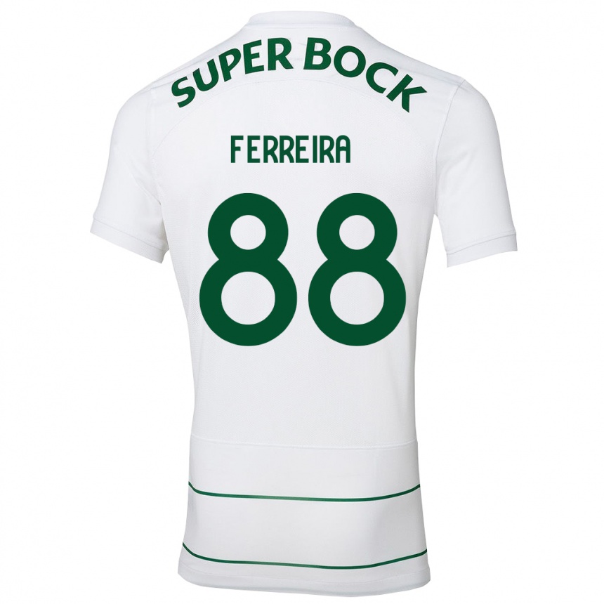 Niño Fútbol Camiseta Tiago Ferreira #88 Blanco 2ª Equipación 2023/24