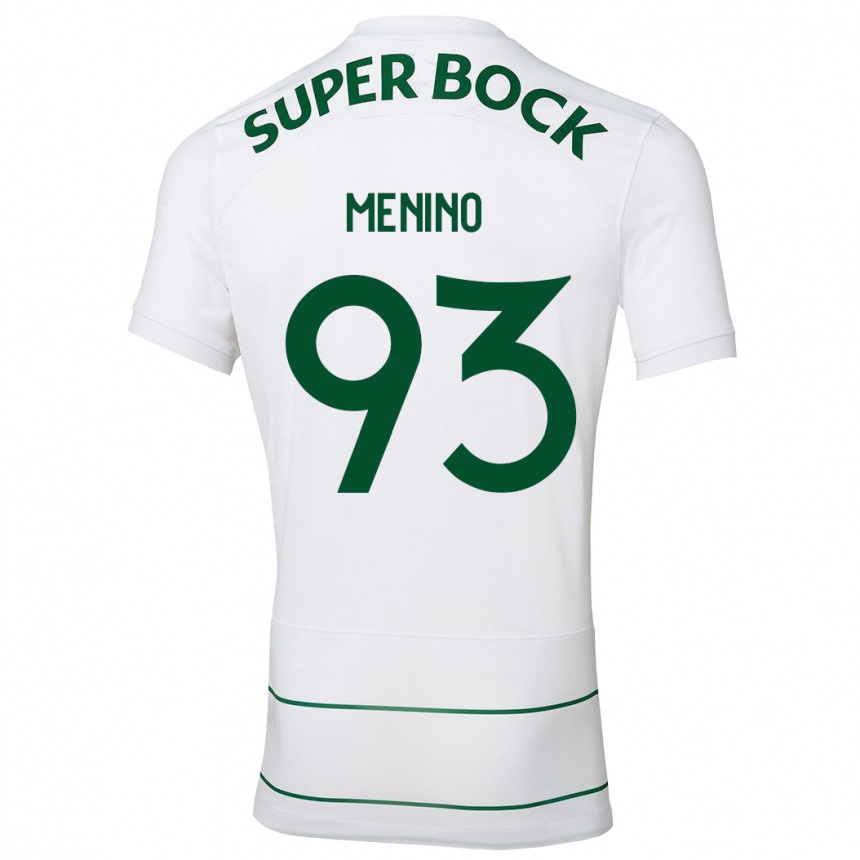 Niño Fútbol Camiseta Miguel Menino #93 Blanco 2ª Equipación 2023/24