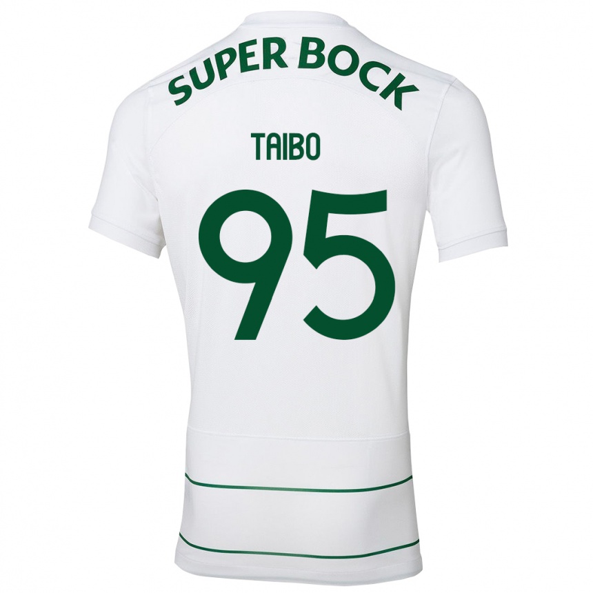 Niño Fútbol Camiseta Lucas Taibo #95 Blanco 2ª Equipación 2023/24