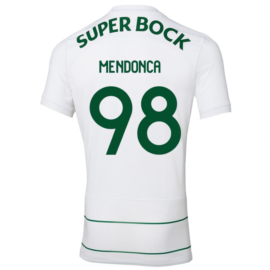 Niño Fútbol Camiseta Manuel Mendonça #98 Blanco 2ª Equipación 2023/24