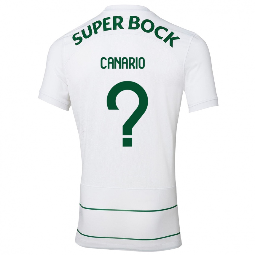 Niño Fútbol Camiseta Francisco Canário #0 Blanco 2ª Equipación 2023/24